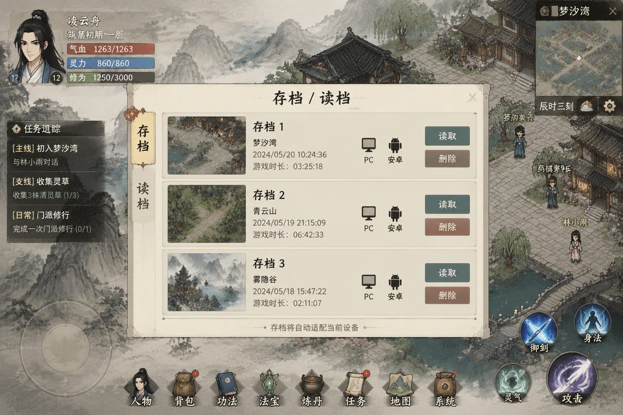 谪仙索欢录 操作界面 展示图 1